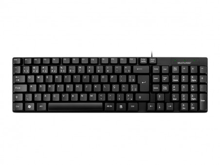 TECLADO USB PRETO SLIN TC193