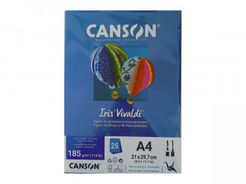 PAPEL A4 COLOR AZUL ROYAL...