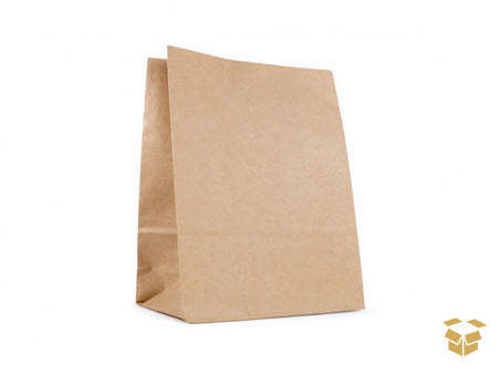 SACOLA PAPEL 32X16X39 KRAFT C/10