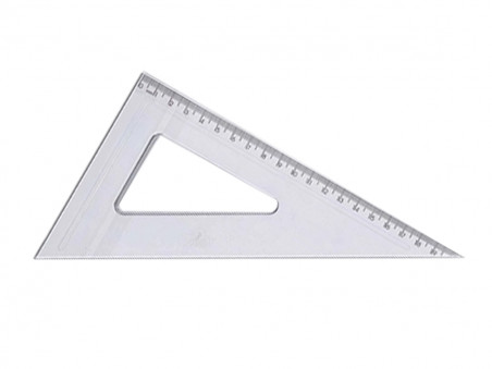 ESQUADRO 60 GRAUS 21CM.TR.REFORCADO