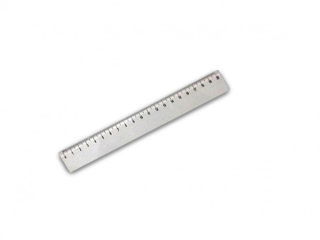 REGUA  20CM.PLASTICA TRANSPARENTE-AV.