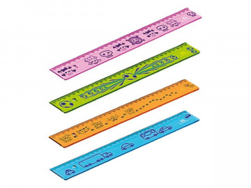 REGUA  30CM.PLASTICA...