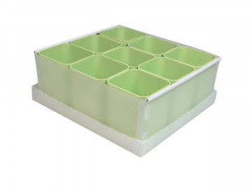 PORTA OBJETOS VERDE 9...