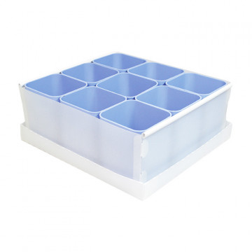 PORTA OBJETOS AZUL CLARO 9...