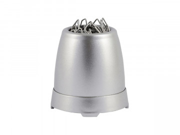 PORTA CLIPS PRATA PLASTICO...