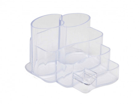 PORTA CANETA/CLIPS/LEMBRETE TRANSP.7 DIV