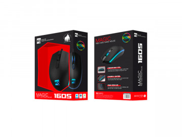 MOUSE USB GAMER RGB 2400DPI...