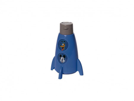GARRAFA PLAST.FOGUETE MICKEY 320 ML.