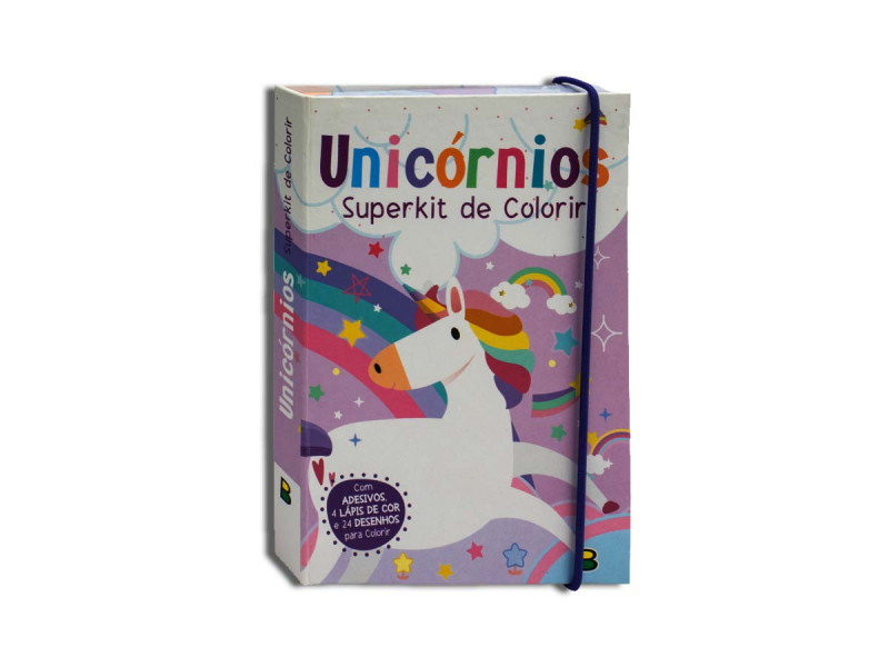 Unicórnios e Amigos - Livro para Colorir Com Lápis