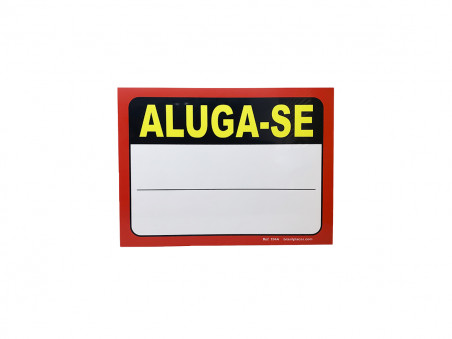 PLACA PVC 34X25 ALUGA-SE