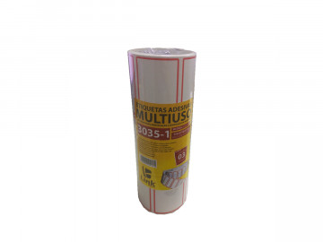 ETIQUETA  85MMX60MM TARJADA...