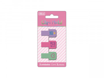 CLIPS 28MM DECORADO C/3