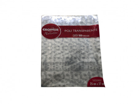 ENVELOPE 25X37 TR.ESTRELA PRATA C/100