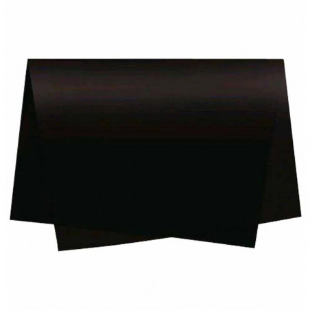 PAPEL SEDA PRETO 50X60 ART FLOC C/100
