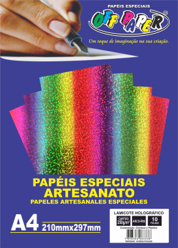 PAPEL LAMICOTE HOLOGR.ARCO...