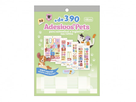 ADESIVO PETS DECORADOS C/390 12F.
