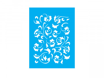 STENCIL FOLHAS 15X20CM ST0380