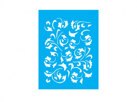 STENCIL FOLHAS 15X20CM ST0380