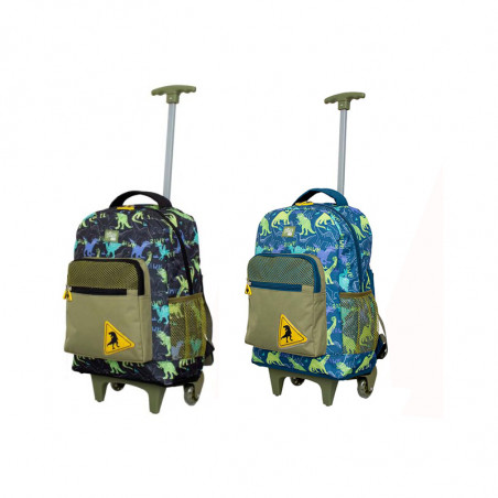 MOCHILA CAR.RAWR DINOSSAURO 38CM.1D.