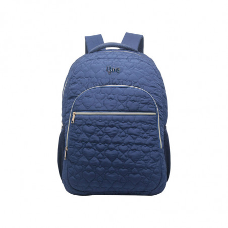 MOCHILA METELASSE CORACAO CORES 44CM.1D.