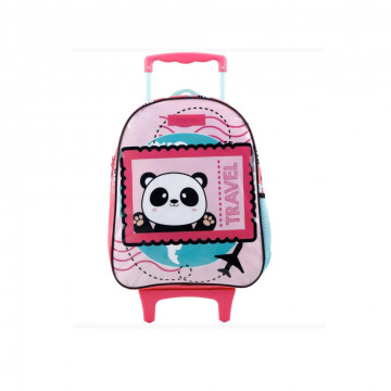 MOCHILA CAR.PANDA 38CM.RS.1D.