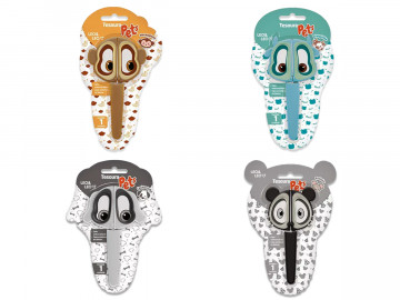 TESOURA ESCOLAR 13CM.PETS...