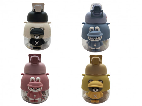 GARRAFA PLAST.PERSON.CORES+ALCA 1200ML.