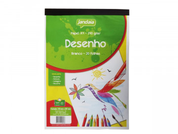 BLOCO DESENHO A4 BRANCO...