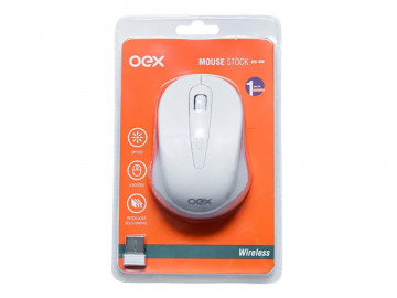 MOUSE SEM FIO STOCK BRANCO...