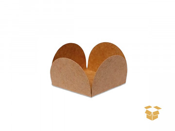 FORMINHA 4 PETALAS KRAFT C/50