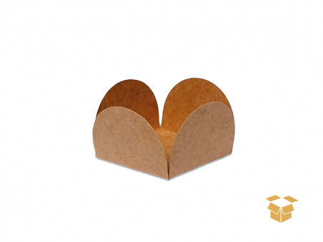 FORMINHA 4 PETALAS KRAFT C/50