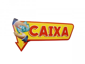 PLACA PAPEL CAIXA 47X24