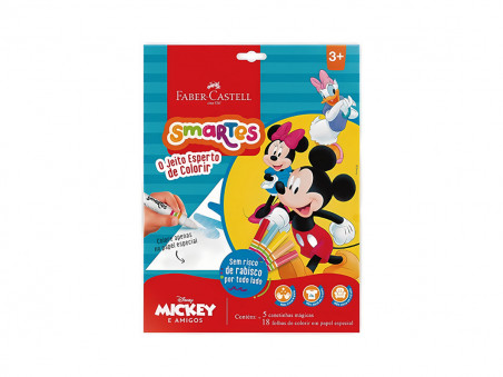 KIT COLORIR MICKEY CANETAS MAGICAS+18 F.