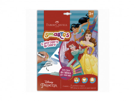 KIT COLORIR PRINCESA CANETAS MAGICAS+18F