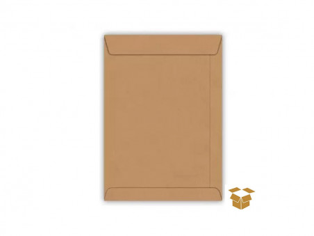 ENVELOPE 229X324 KRAFT 80G.C/100