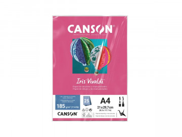 PAPEL A4 COLOR ROSA ESCURO...