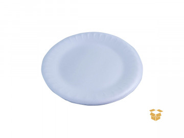 PRATO ISOPOR 23CM RASO C/25