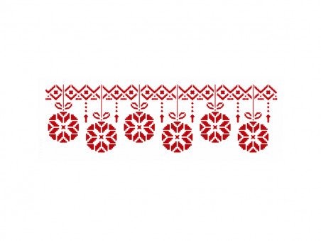 STENCIL PONTO CRUZ NATAL 10X30 OPA3535