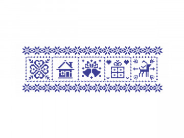 STENCIL PONTO CRUZ NATAL...