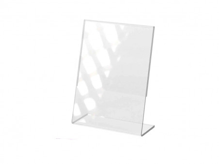 DISPLAY ACRILICO A6 VERTICAL 15X10CM