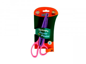 TESOURA PICOTAR 13CM ZIG...