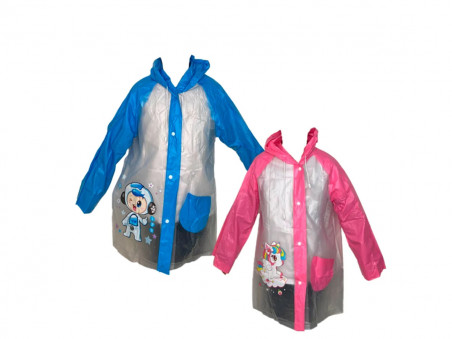 CAPA CHUVA INFANTIL FEMININA/MASC.P/M/G