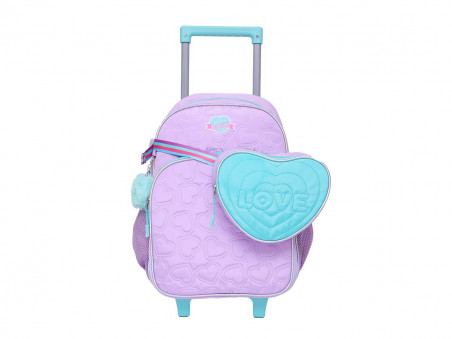 MOCHILA CAR.LOVE WINS MATELASSE 42CM.1D.