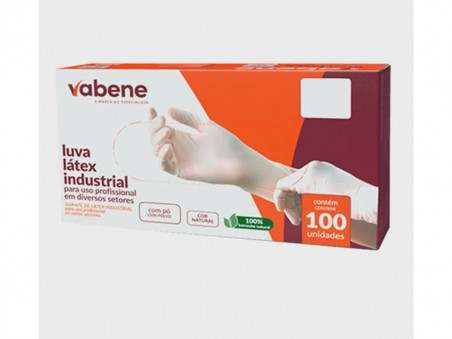 LUVAS LATEX GRANDE C/PO C100