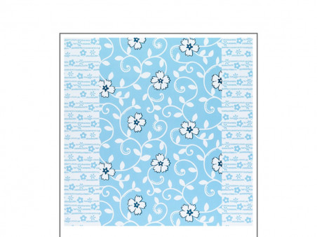 PAPEL CONT.FLORES E FOLHAS 2-10M.60MIC