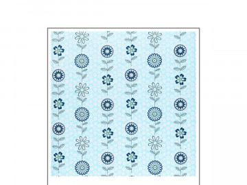 PAPEL CONT.FLORES E FOLHAS...