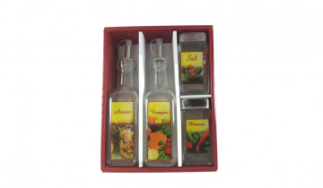 GALHETEIRO KIT COM 4 UNIDADES