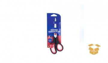 TESOURA 21CM.MULTIUSO PRETA...