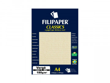 PAPEL A4 VERGE CREME...