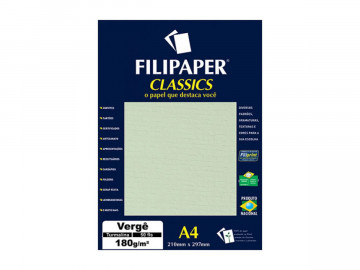 PAPEL A4 VERGE VERDE...